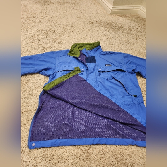 Vuntage patagonia alpine side zip windbreaker pullover - Picture 6 of 10